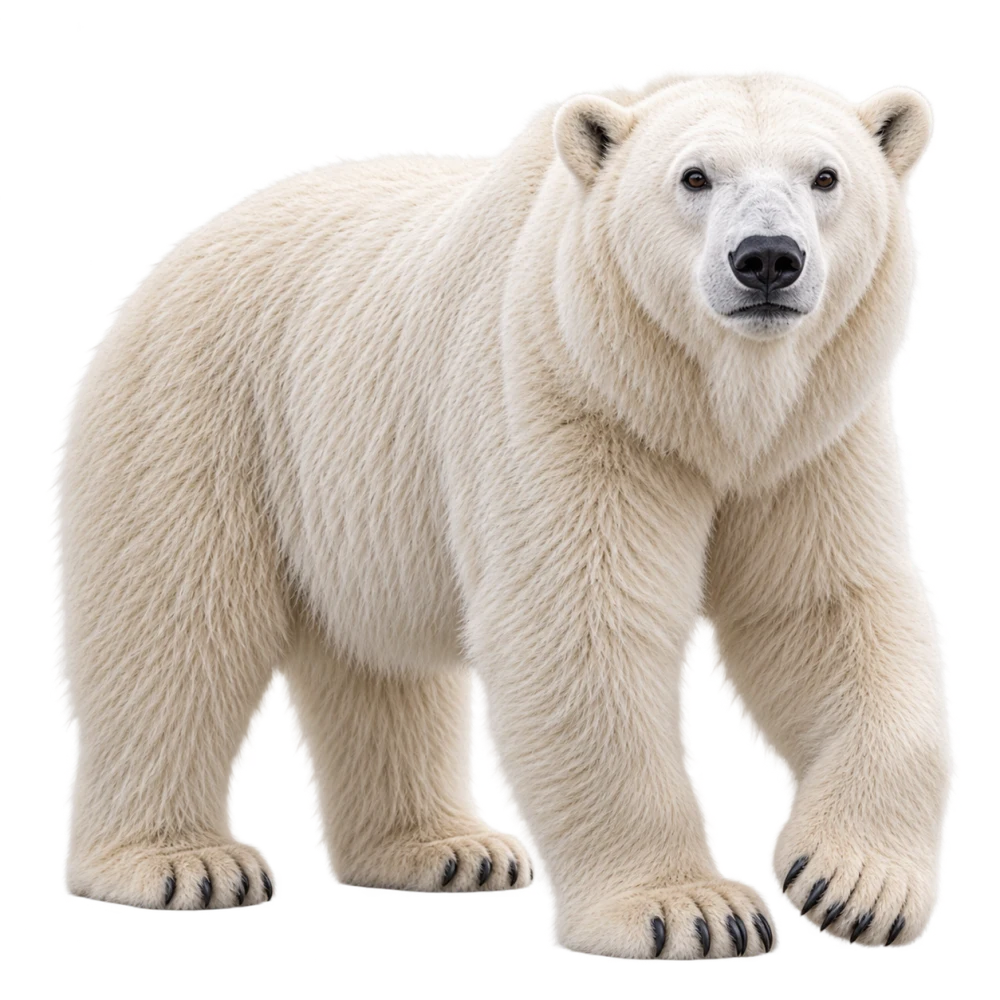 ホッキョクグマのイラスト
